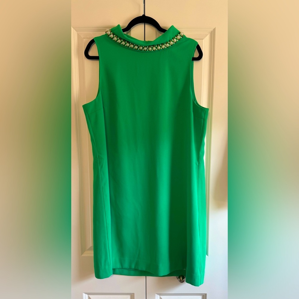 Lilly Pulitzer Emerald Green Embellished Mini Dress